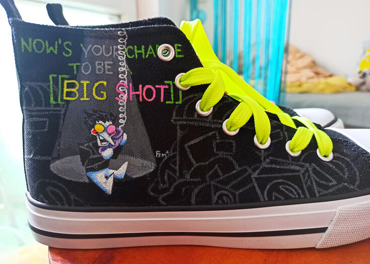 Spamton 2 | Malowane buty (painted shoes)